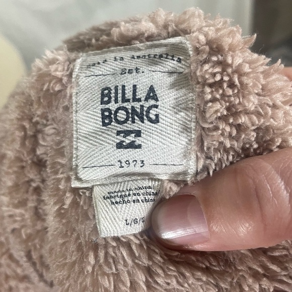 Billabong Warm Times Sherpa Pullover Size Large - Picture 6 of 9